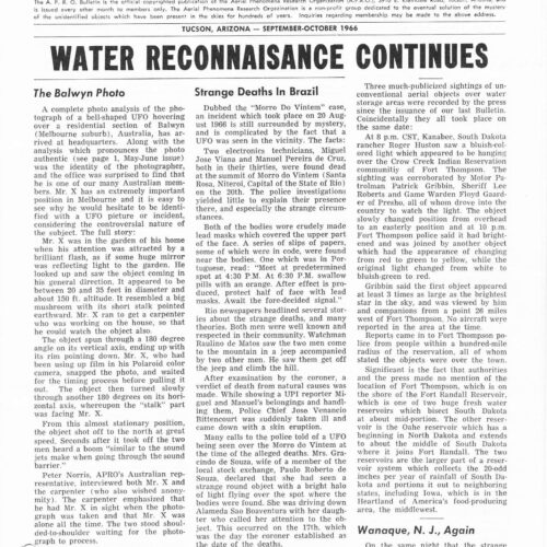 APRO Bulletin,1966,September-October - Imagen 1