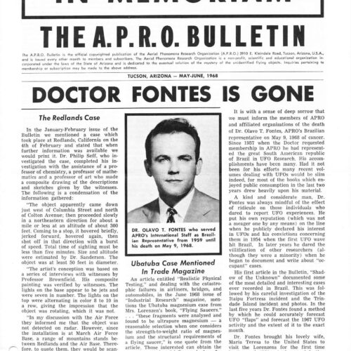 APRO Bulletin,1968,May-June - Imagen 1