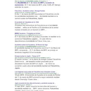 Accidente nuclear en Fukushima,Japon 2011