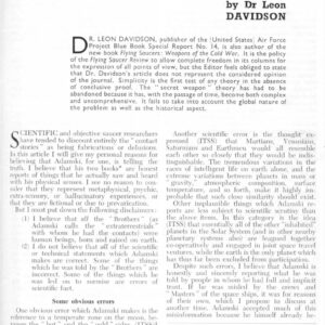 Adamski,Davidson,I believe Adamski,FSR1960V6N4
