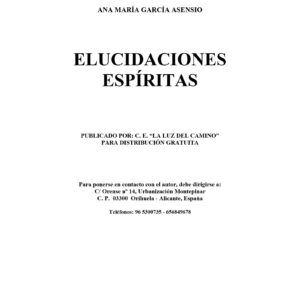 Alcaraz,Elucidaciones espiritas