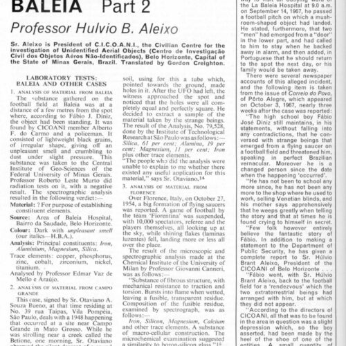 Aleixo,Humanoids 1967,Hospital Baleia,FSR69V15N1 - Imagen 1