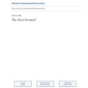 Alien invasion,Ediberto Roman