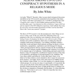 Aliens Among Us,J.White