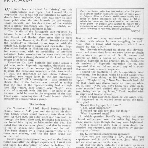Allan,Humanoids 1967,Canada,FSR74V20N6 - Imagen 1