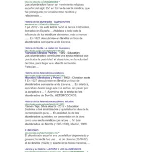 Alumbrados en Sevilla,secta mistica