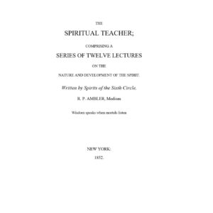 Ambler,Spiritual Teacher