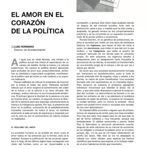 Amor,corazon de la politica - Imagen 1