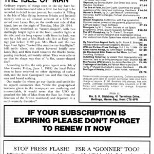 Amos-Patrick,Vanishing UFO Books,FSR1984V30N1