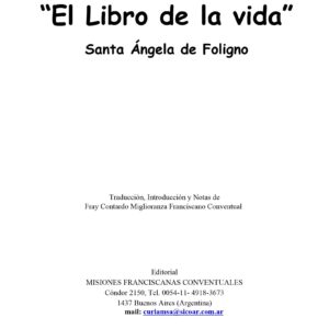 Angela de Foligno,Libro de la vida