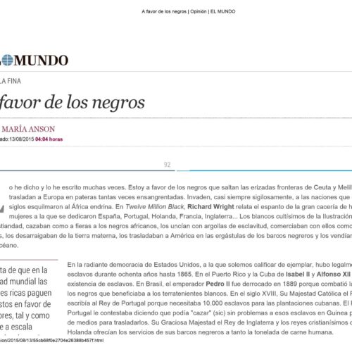 Anson,A favor de los negros - Imagen 1