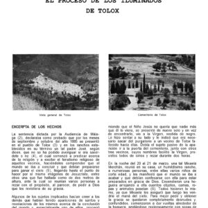 Apariciones en Tolox Malaga ,1886