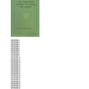 Aquarian Gospel of Jesus the Christ,Levi Doowling