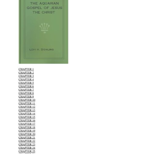 Aquarian Gospel of Jesus the Christ,Levi Doowling - Imagen 1