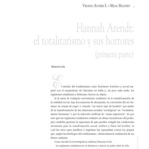 Arendt,El totalitarismo y sus horrores