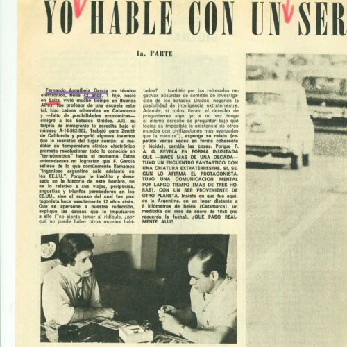 Arquibola,Fernando,Contacto E.T. 1958,Catamarca,Argentina-1 - Imagen 1
