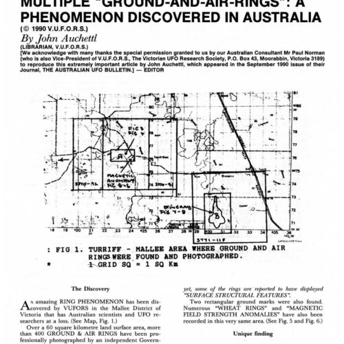 Auchettl,Crop Circles 1990s,Australia,FSR91V36N1 - Imagen 1
