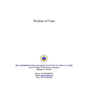 Aurobindo,Wisdom of the Vedas