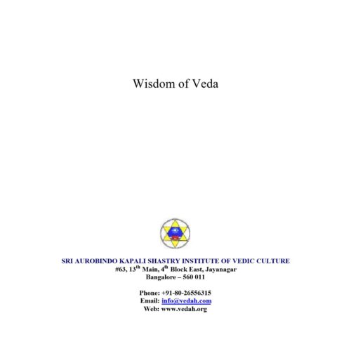 Aurobindo,Wisdom of the Vedas - Imagen 1