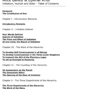 Bailey,Initiation Human and Solar