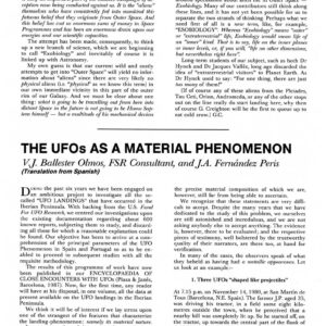Ballester-Peris,Luminous Properties of UFOs,FSR88V33N4