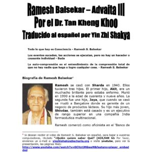 Balsekar,Advaita III-1