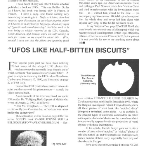 Barefoot,UFOs 1982,England,FSR1994V39N1 - Imagen 1