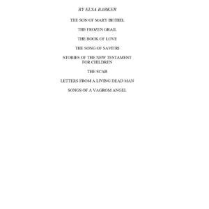 Barker,Letters Living Dead Man-1