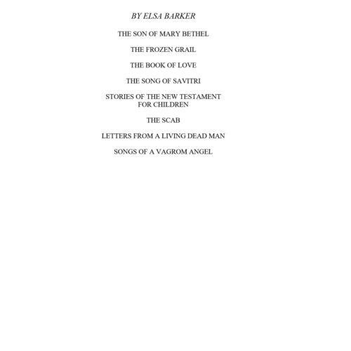 Barker,Letters Living Dead Man-1 - Imagen 1