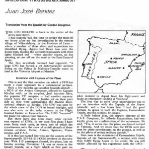 Benitez,Jumbo Jet intercepted by UFO,1979,Valencia,FSR79V25N5