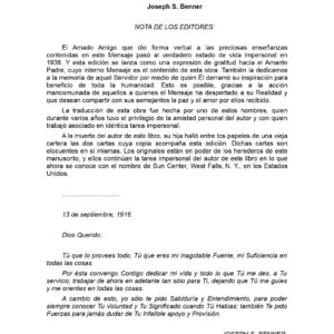 Benner,Joseph,La vida impersonal