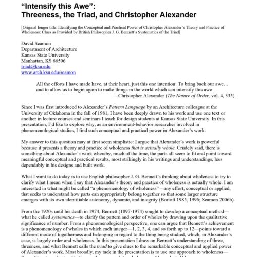 Bennett-Alexander Triad Seamon - Imagen 1