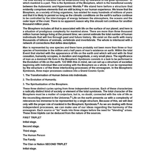 Bennett,The Biospheric Symbiosis - Imagen 1