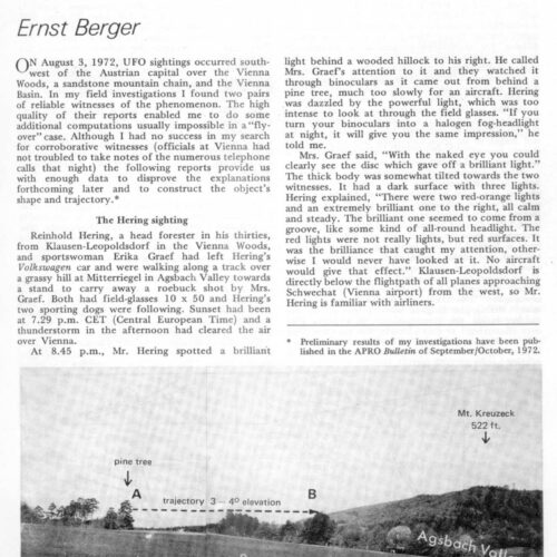 Berger,UFOs 1972,Vienna,FSR74V20N1 - Imagen 1