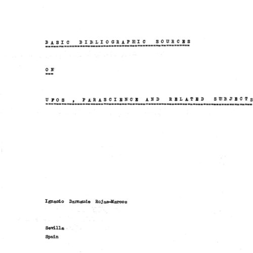 Bibliografia Ufológica realizada por Ignacio Darnaude Rojas-Marcos - Imagen 1