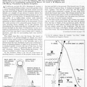 Bigorne,UFO 1971,France,FSR-CH 1973 N 15