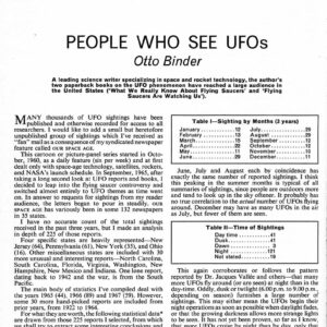 Binder,UFOs 1965-1967,USA,225 reports,FSR-SI 1969 N 2,Beyond Condon