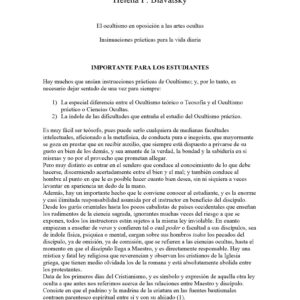 Blavatsky,Helena,Ocultismo practico