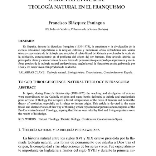 Blazquez,Francisco,A Dios por la ciencia - Imagen 1