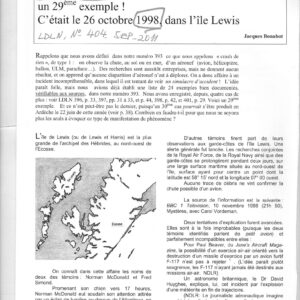 Bonabot,UFO crash de rien 1998,Scotland,LDLN