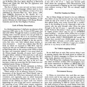 Books on UFOs in China,FSR84V29N5
