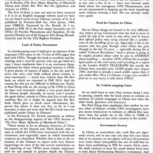 Books on UFOs in China,FSR84V29N5 - Imagen 1