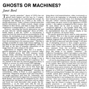 Bord,Ghosts or Machines,FSR1981V27N1