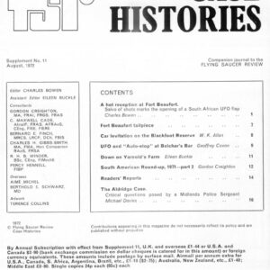 Bowen,15 shots fired at UFO,1972,South Africa,FSR-CH 1972 N 11