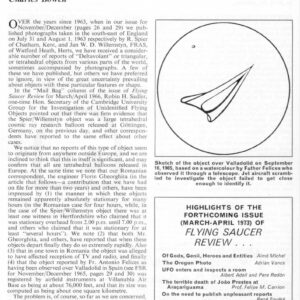Bowen,Deltavolant,triangular UFOs,FSR-CH 1973 N 13