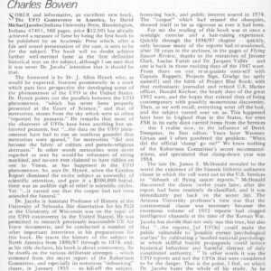 Bowen,Jacobs,UFO controversy in America,FSR75V21N2