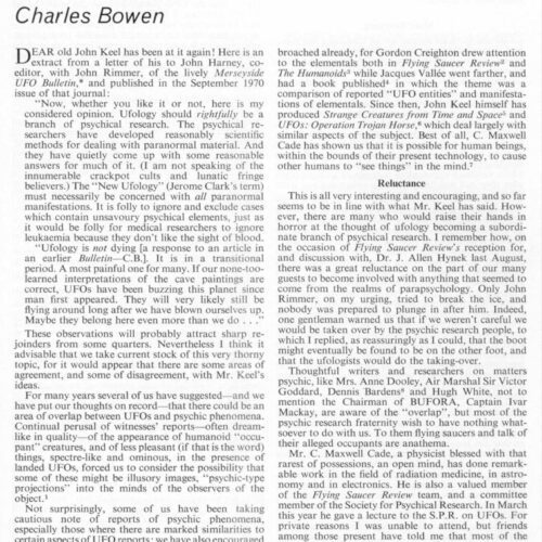 Bowen,Keel and Thorny Topic,FSR70V16N6 - Imagen 1