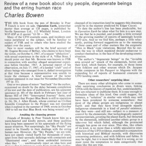 Bowen,Mankind and UFO Phenomena,FSR70V16N1 - Imagen 1
