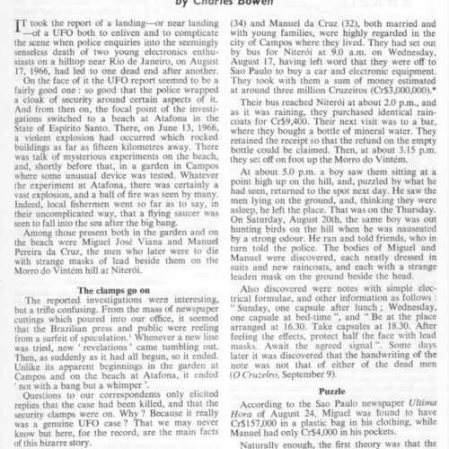 Bowen,Two deaths 1966,Brazil,FSR67V13N2 - Imagen 1