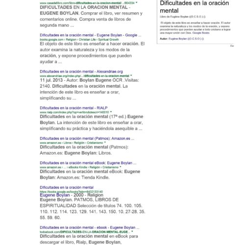 Boylan,Eugene,Dificultades de la oracion mental - Imagen 1